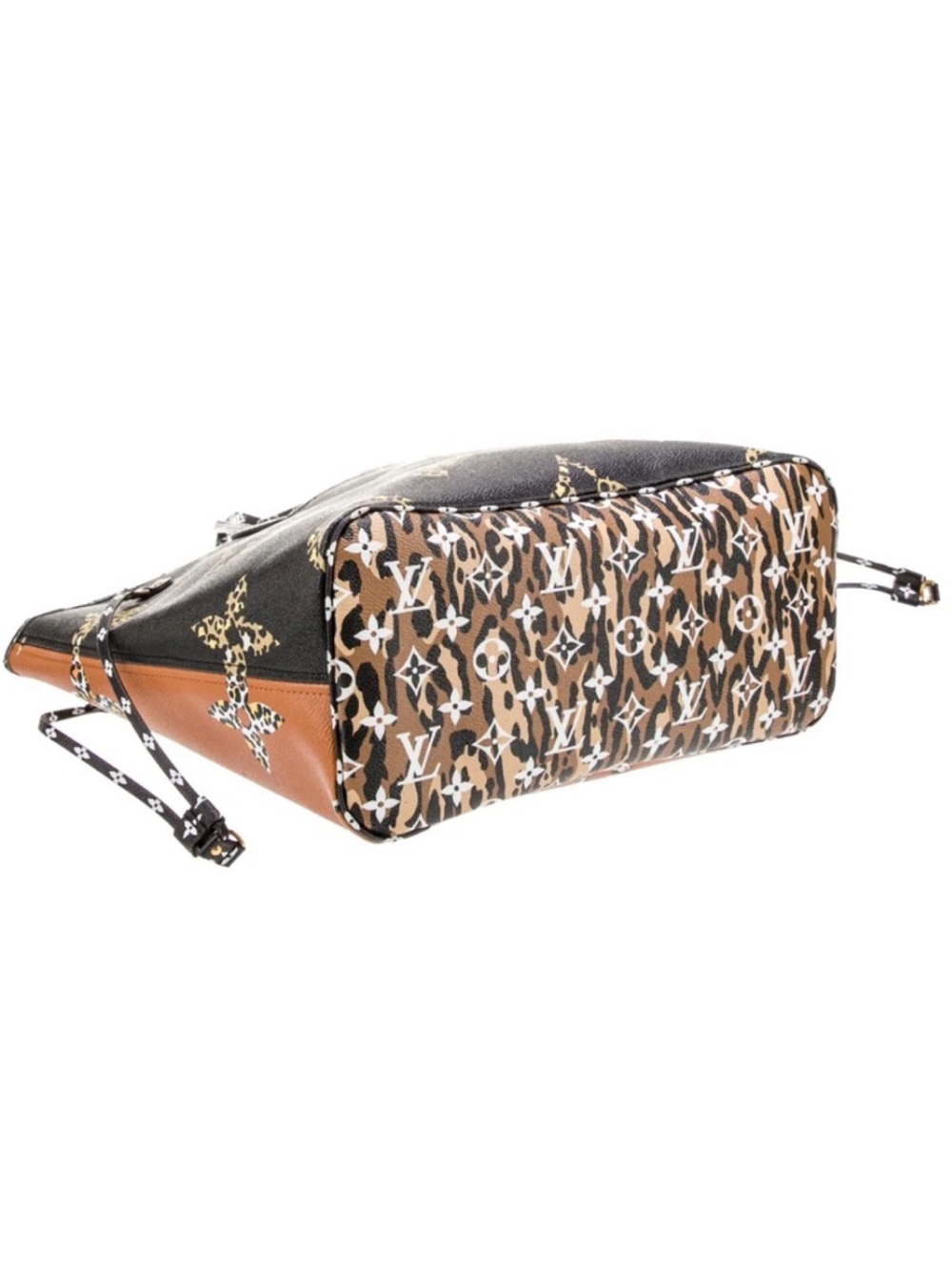 Louis Vuitton Black & Tan Monogram Neverfull GM Tote Giant Ltd Edition Jungle - Picture 3 of 16
